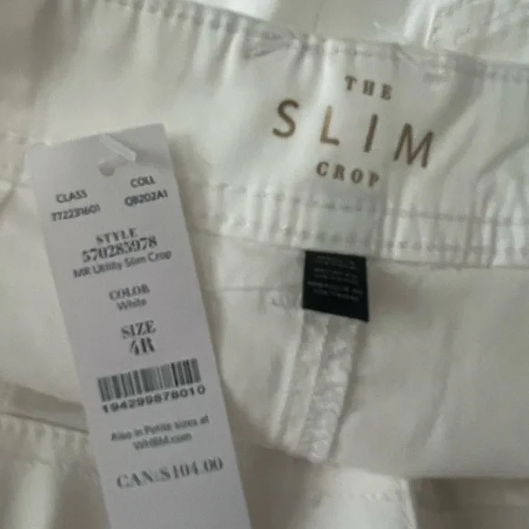 NWT White House black market slim crop - Picture 5 of 7